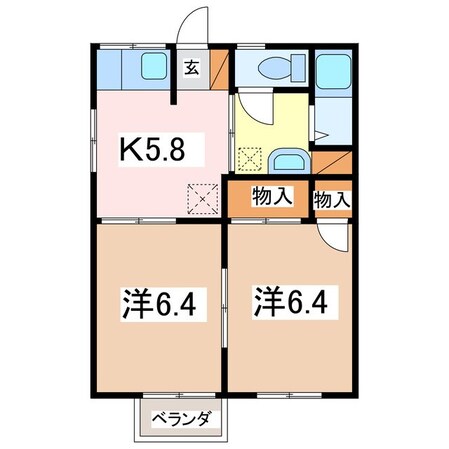 フォーブルみたけの物件間取画像